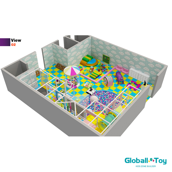 commercial indoor soft play colorful theme operator project for kids