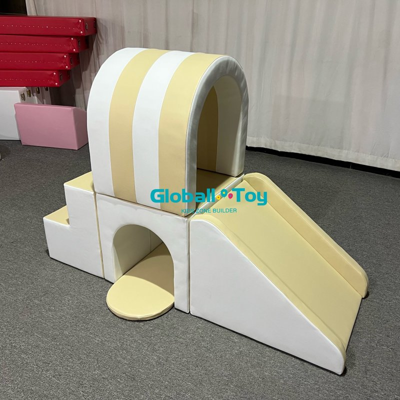 Kids Soft Play Slide with Tunnel