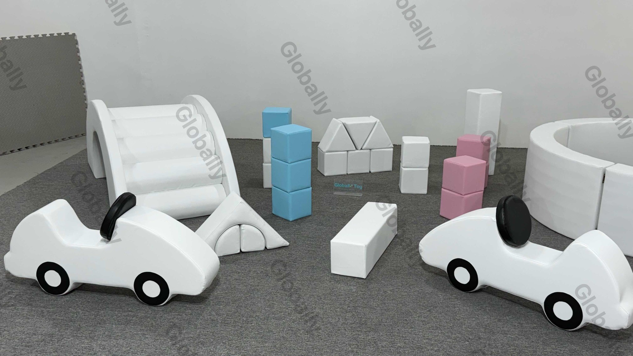 Foam Soft Play Set Car Tunnel Blocks for Indoor Playground