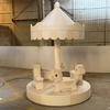 Soft interior Merry Go Round Ride For Kids Zone Playground