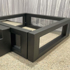 Structure de jeu douce avec rampe à rouleaux et tunnel