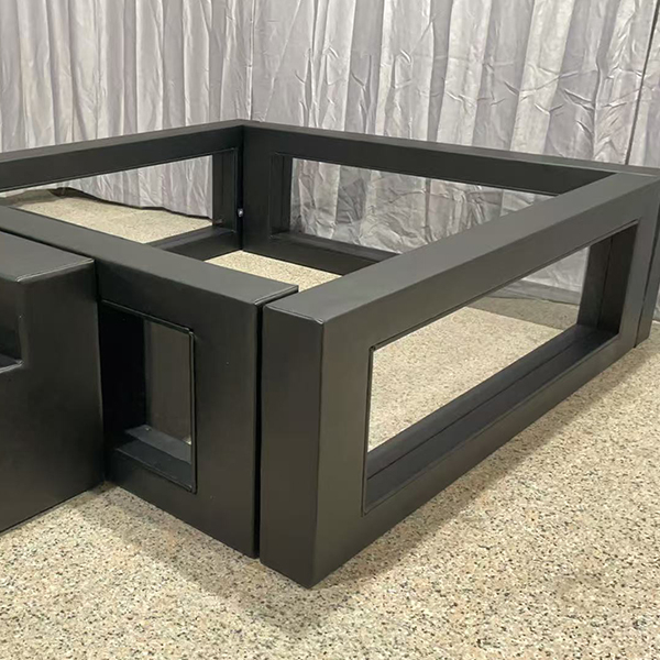 Soft play structure with roller ramp and tunnel