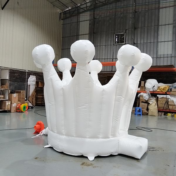 Crown White Crown Playhouse Kids Birthday Castle