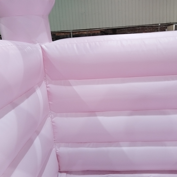 Roze Prinses Opblaasbaar Kasteel Uitzicht 7