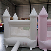 pastel color inflatable bouncer with soft slide