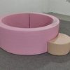 Cercle de jeu en mousse modulaire rose pour une utilisation préscolaire