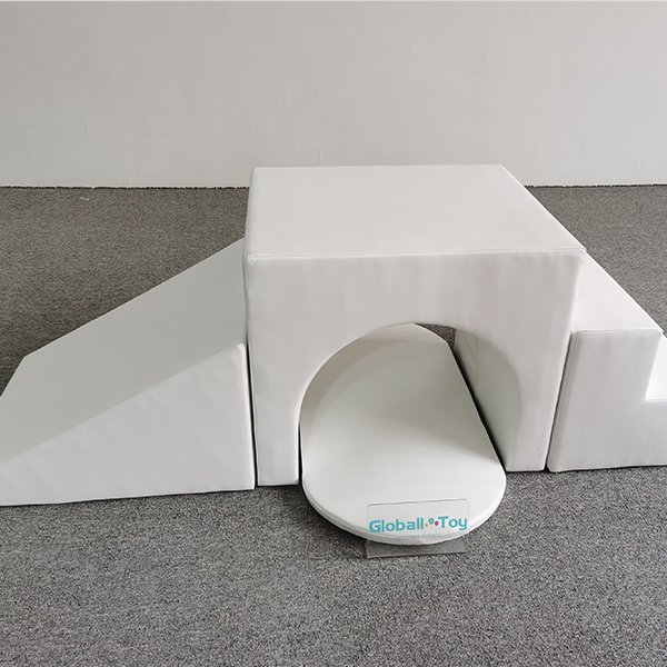 white-gray-soft-play-climbing-arch-for-toddlers-indoor-play