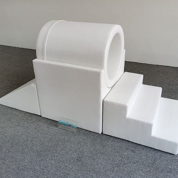 white-soft-play-tunnel-climber-with-steps