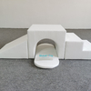 white-soft-play-slide-and-fence-combination