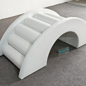 Rainbow bridge soft tunnel toy for indoor crawling