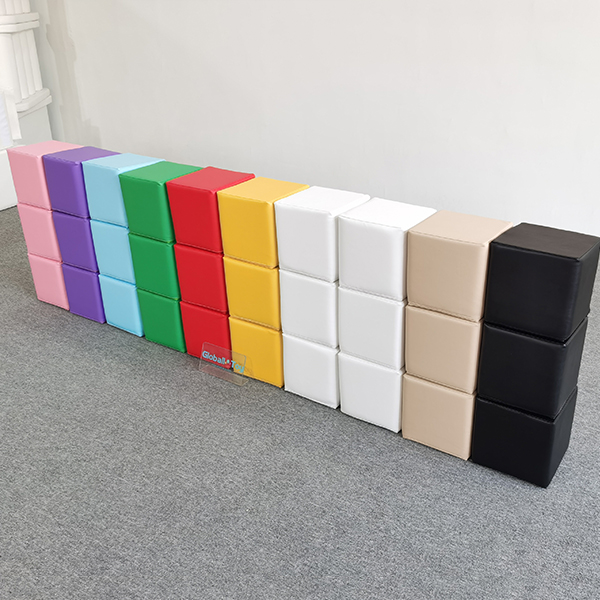 Multi-color soft play blocks for kids indoor fun