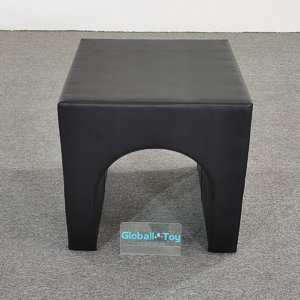 Black arch soft play block for imaginative play