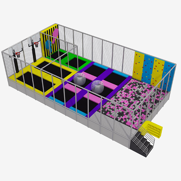 تقدم الشركة المصنعة لمنتزه الترامبولين الصغير globalltoy تصميم وتركيب OEM
