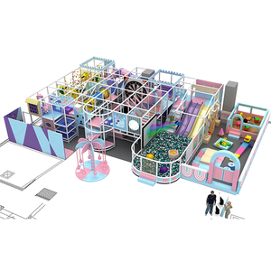 globalltoy pastel theme indoor playground with OEM design and installation services
