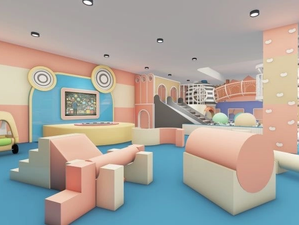 Modern Pastel Indoor Playground Design | Soft Play Equipment for Toddlers by Globalltoy