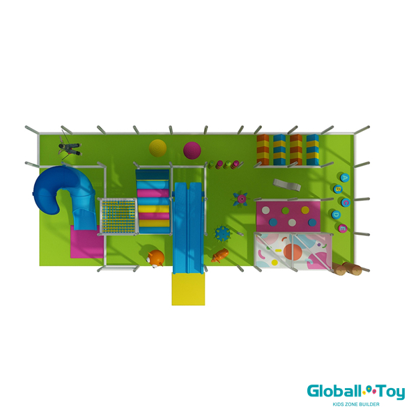 layout de playground interno para crianças pequenas para projeto do operador
