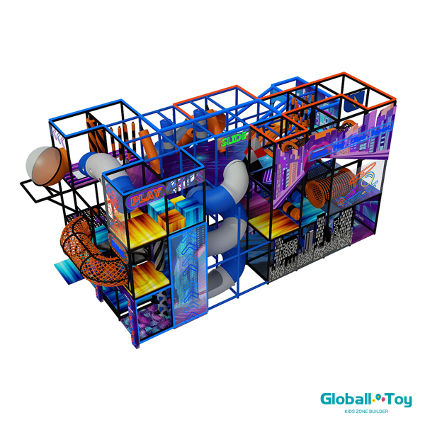 commercial space indoor playground design for mall and family center