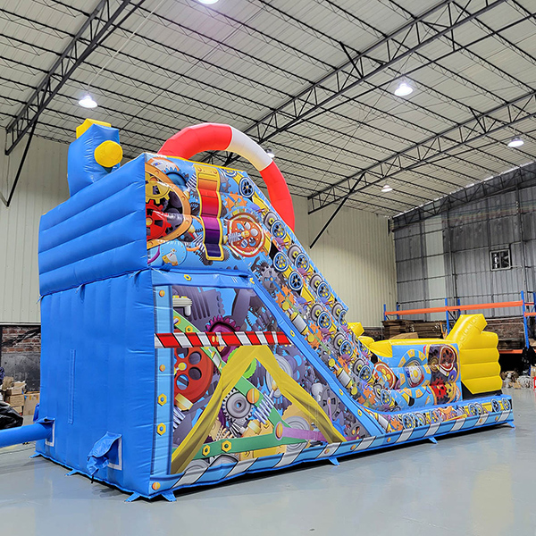 industrial-gear-theme-inflatable-slide-for-amusement-centers