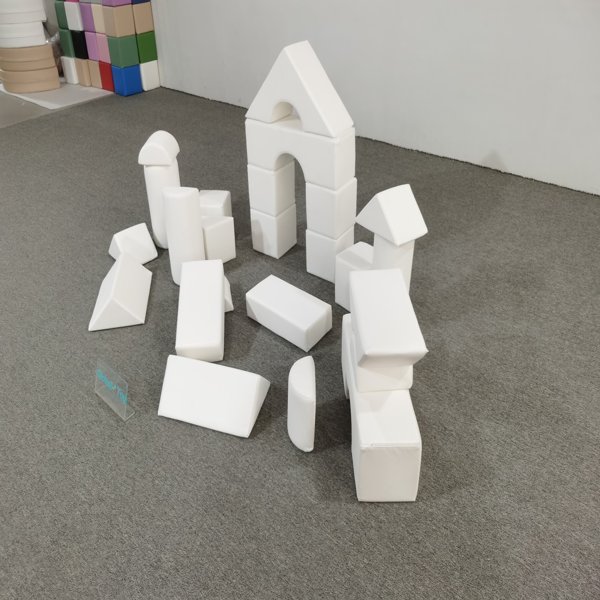 fabricante de blocos de jogo macios-brancos-de-constru&ccedil;&atilde;o-de-espuma-escalador