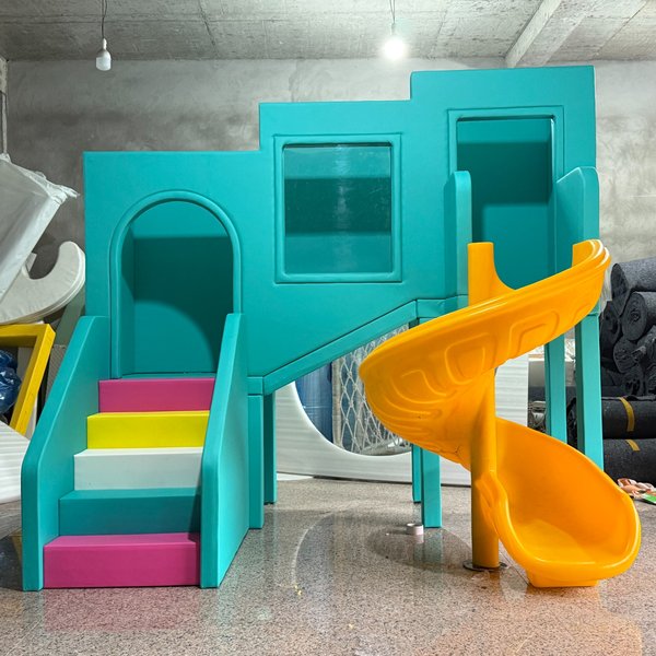Modern Indoor Playground Equipment with Safe Foam Climbing Structure