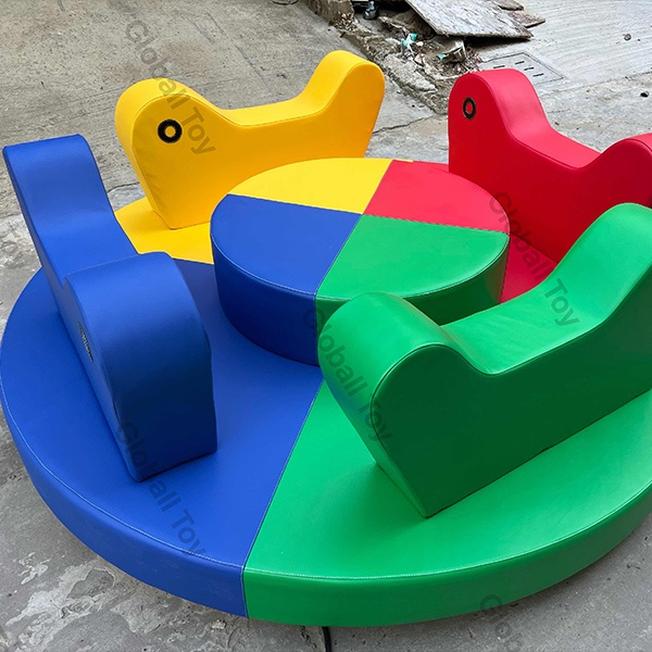 Rainbow soft play spinner for toddlers