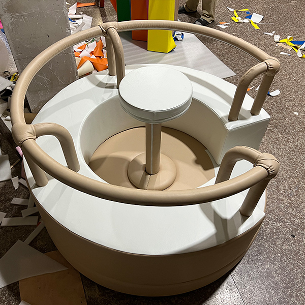 Indoor Toddler Safety Soft Play Merry-Go-Round