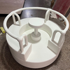 White carousel soft play equipment for children's play area.