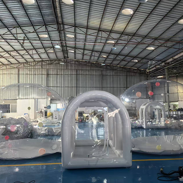 Custom inflatable bubble dome tent for indoor playground