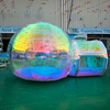 Effet arc-en-ciel tente de jeu gonflable pour les activités pour les tout-petits