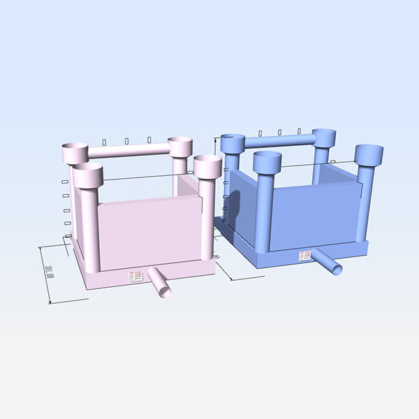 Mini Pastel Inflatable Bouncy Castle Bounce House Equipment For Party Hire Factory