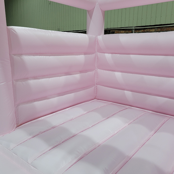 Pastel Pink Kids Bounce House Castle para fábrica de niños pequeños