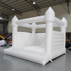 White inflatable square bouncy castle for outdoor wedding rental