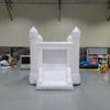 Custom Inflatable Slide Bounce House In White For Outdoor Fun