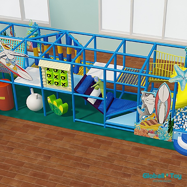 الجملة المصنعة لمعدات اللعب الناعمة ذات موضوع المحيط للرعاية النهارية و FEC