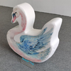Angled duck soft rocker with pastel floral design