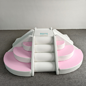 Soft play donut cushion set for indoor play areas