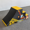indoor soft play ramp and steps with construction print