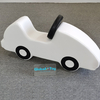 White soft play car rocker toy for toddlers