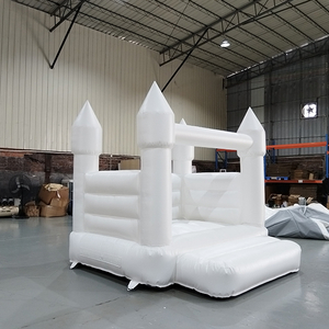 Castle-para-venda branco inflável