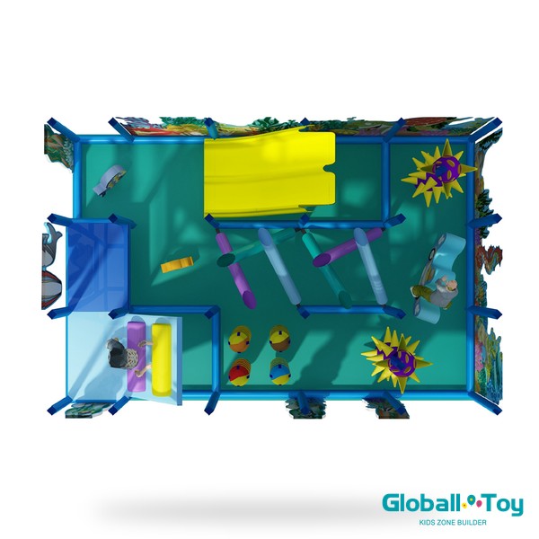 modular toddler soft play equipment ocean series design