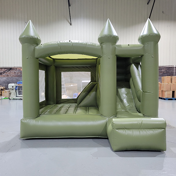 army-green-bounce-house-side-view-with-slide
