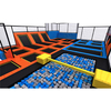 modular trampoline park system for recreation centers and family entertainment parks