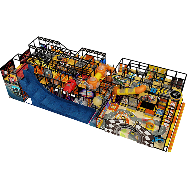 globalltoy racing theme indoor playground with OEM design and installation services
