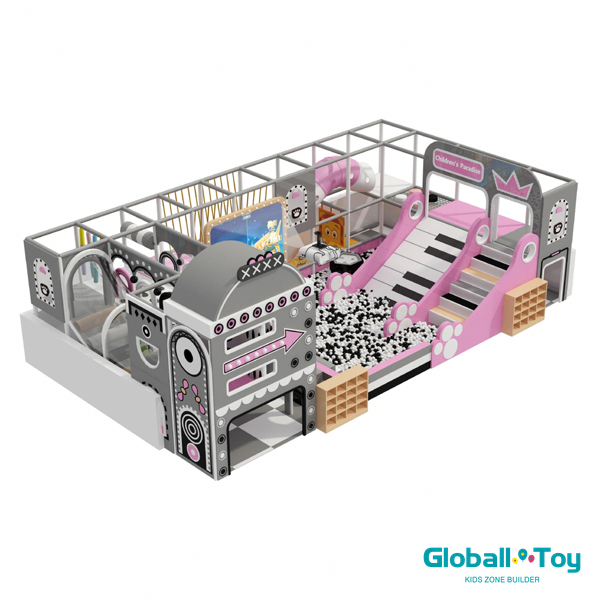 kids soft play center custom design tunnel slide manufacturer