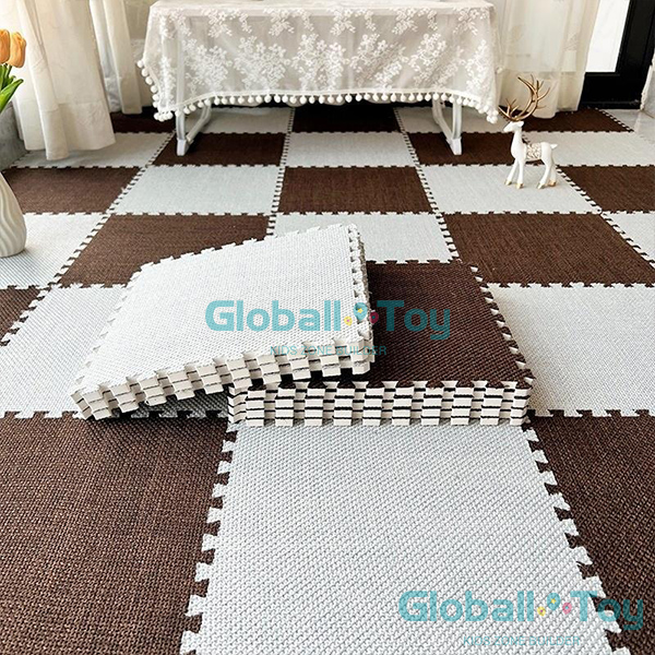 woven-floor-mat-white-brown-interlocking-flooring-panels