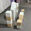 White and Beige Soft Play Building Blocks