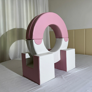 Kids Indoor Rainbow Bridge Soft Play for Early Learning