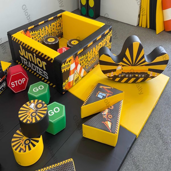 Under Construction Play Area Soft EVA Toy Set