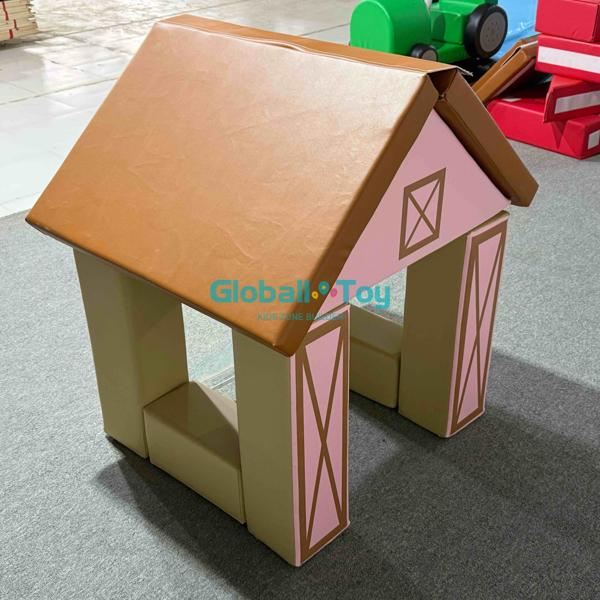 Interior of Soft Play Kids House with Spacious Opening