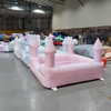 Small PVC inflatable castle pool for baby birthday rental
